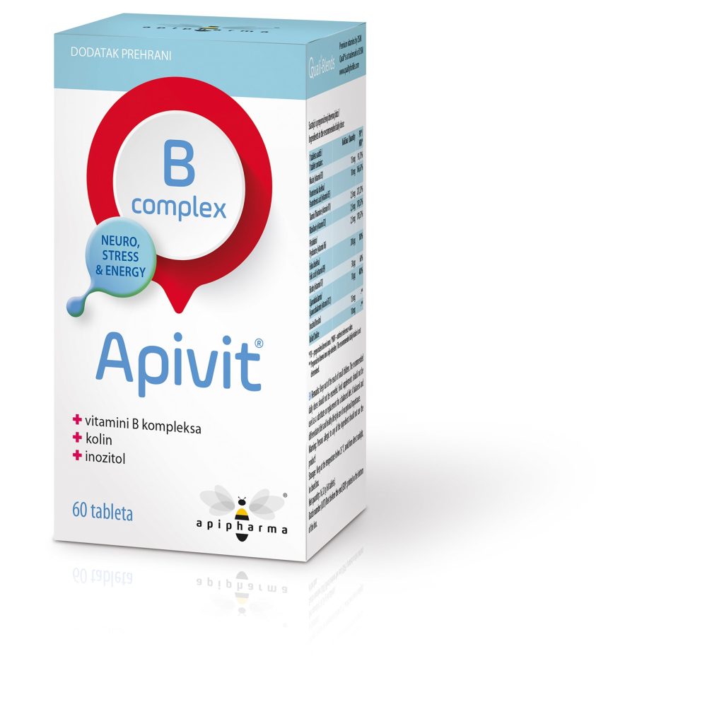 APIPHARMA Apivit B COMPLEX, 60 tableta