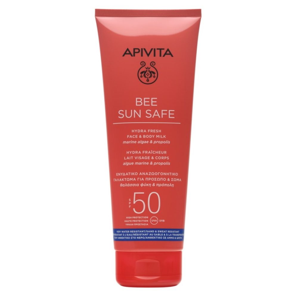 Apivita Bee Sun Safe Mlijeko za lice i tijelo SPF50 200 ml