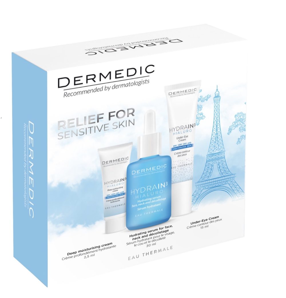 Dermedic HYDRAIN 3 Set Paket Hidrantni Serum