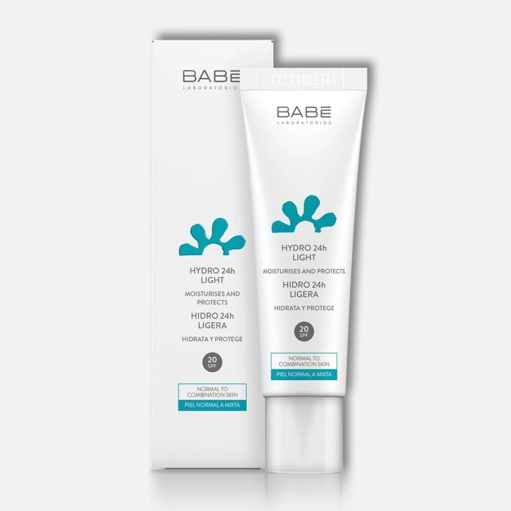 Laboratorios BABÉ Facial Essentials Hydro 24h Hidratantna Lagana krema SPF20, 50 ml