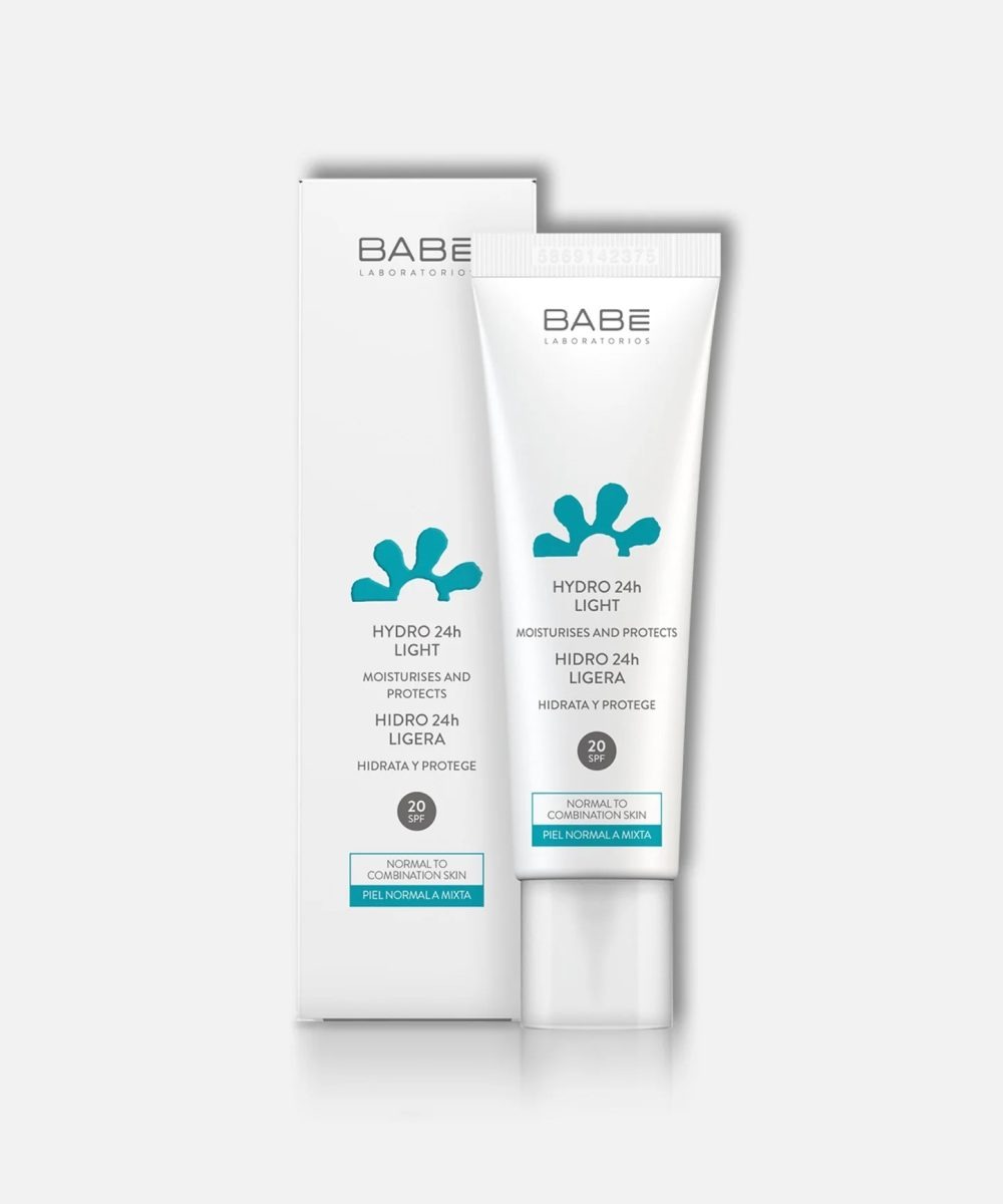 Laboratorios BABÉ Facial Essentials Hydro 24h Hidratantna Lagana krema SPF20, 50 ml