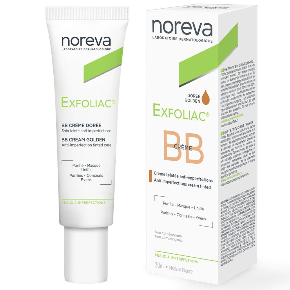 Noreva EXFOLIAC tonirana BB krema gold 30 ml