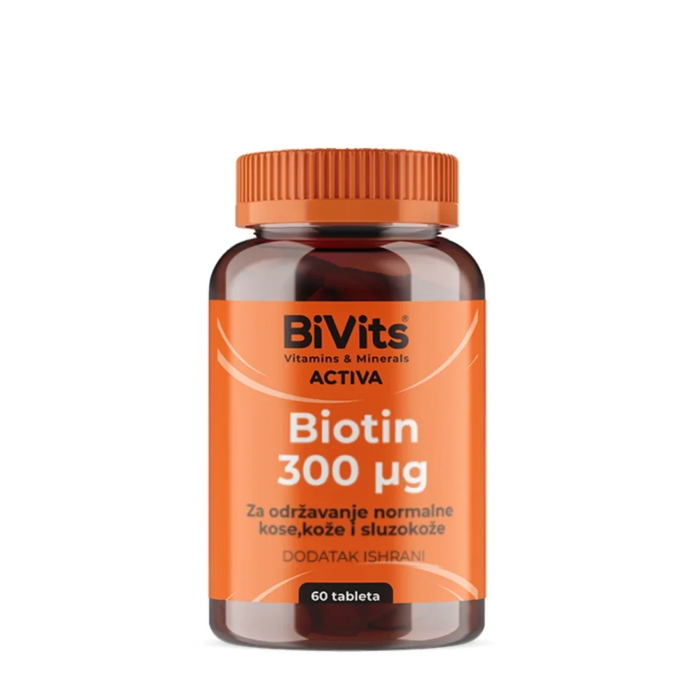 BiVits Biotin 300 µg 60 tableta