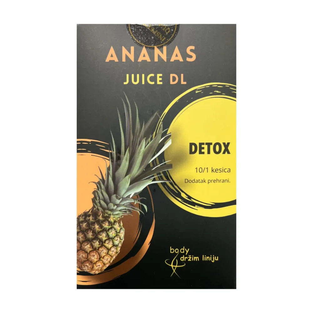 Body Držim liniju Ananas DL Juice Detox 10 vrećica