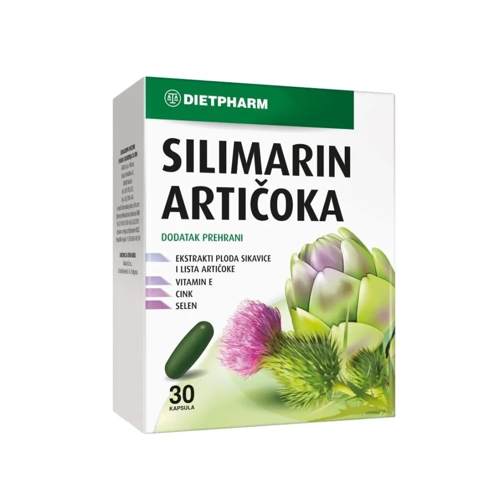 Dietpharm Silimarin Artičoka kapsule a30