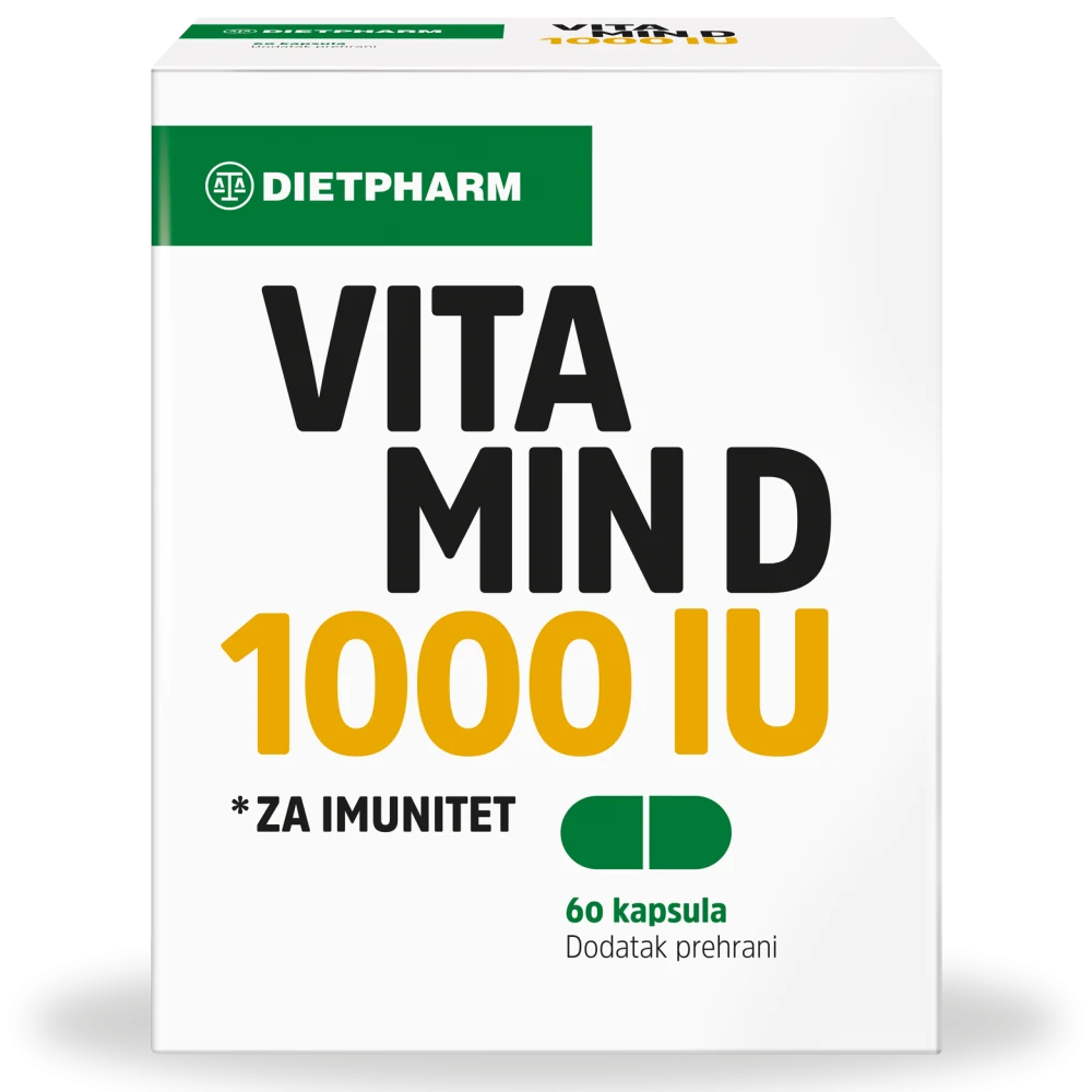 Dietpharm Vitamin D 1000 IU kapsule a60