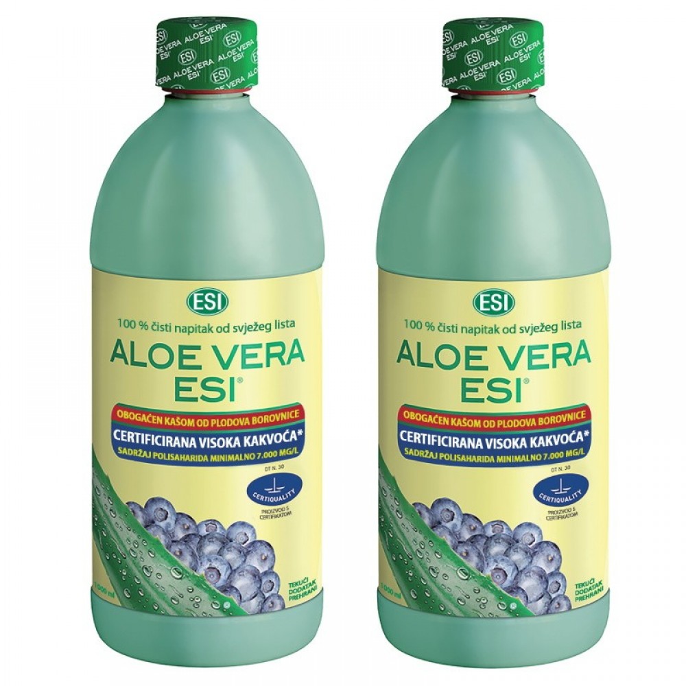 Esi Aloe vera 1000 ml al mirtillo 100% (borovnica) 1000 ml