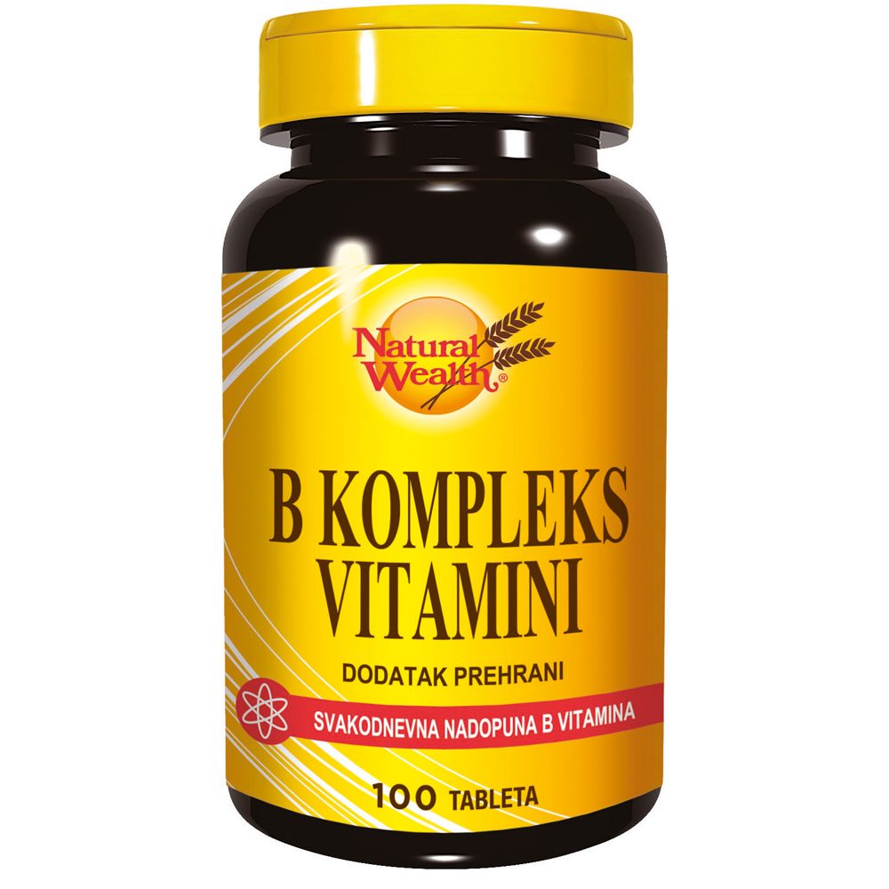 Natural Wealth B kompleks vitamini tablete a100