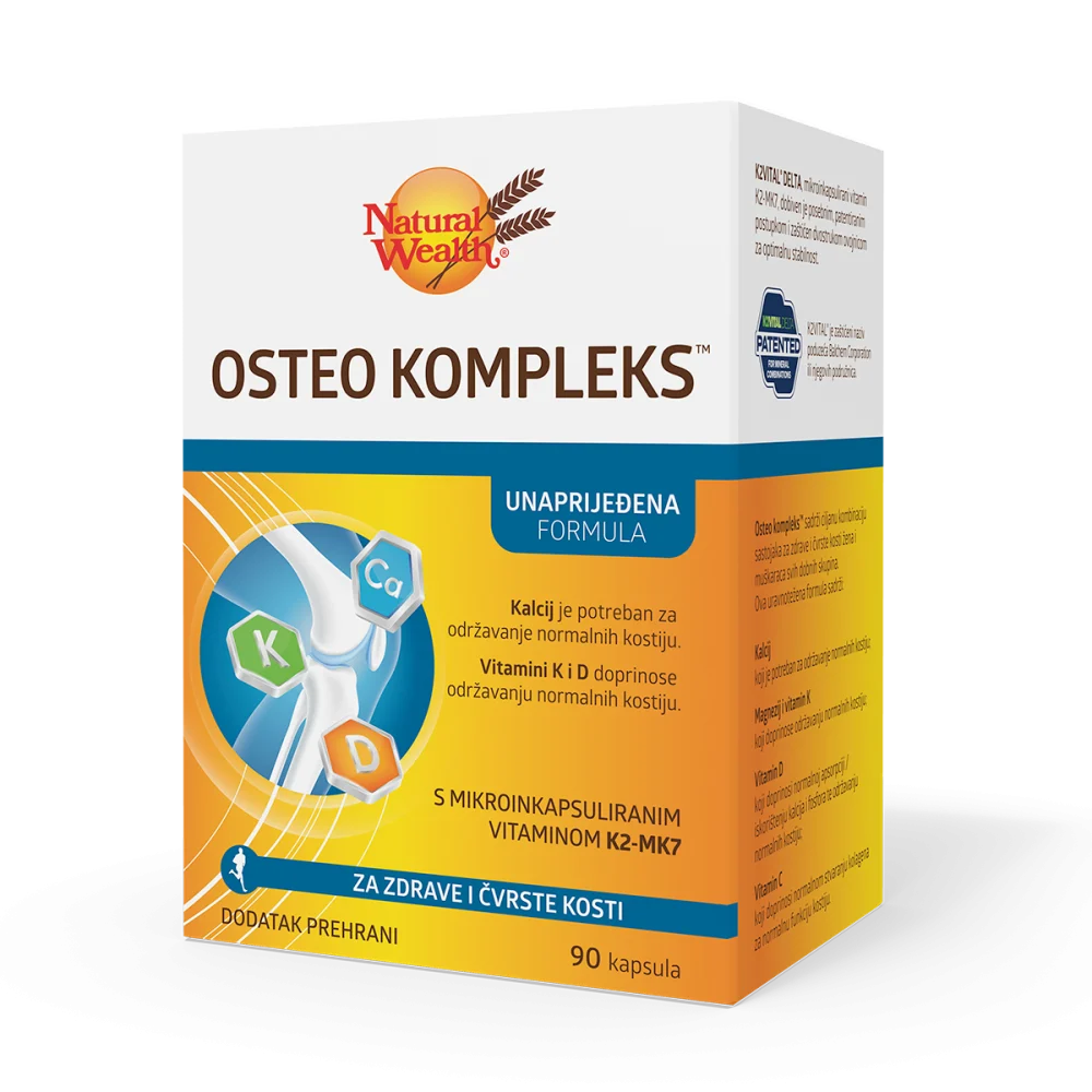 Natural Wealth Osteo kompleks kapsule a90