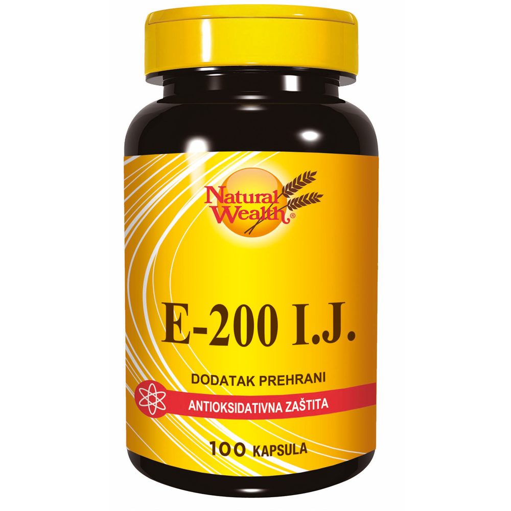 Natural Wealth Vitamin E-200 I.J. kapsule a100