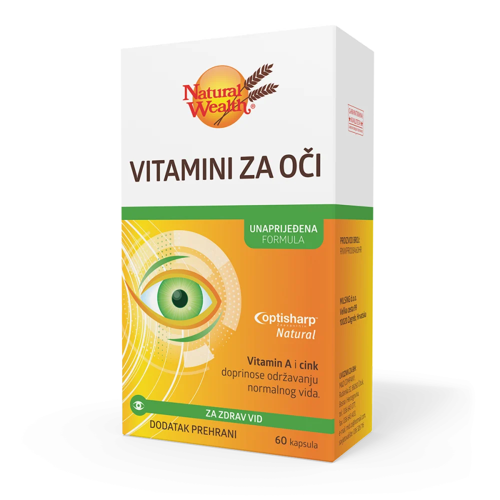 Natural Wealth Vitamini za oči 60 kapsula