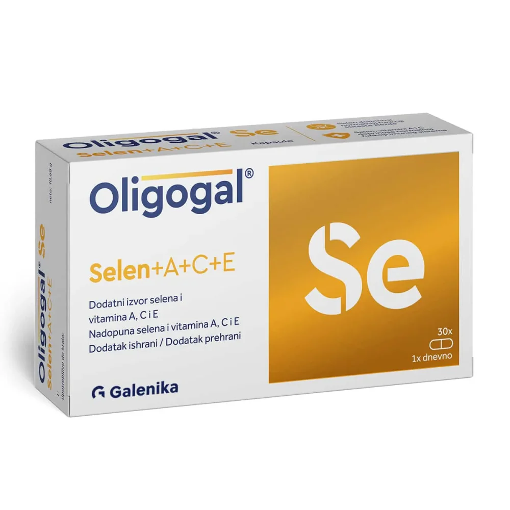 Oligogal Se Selen + A + C + E kapsule a30