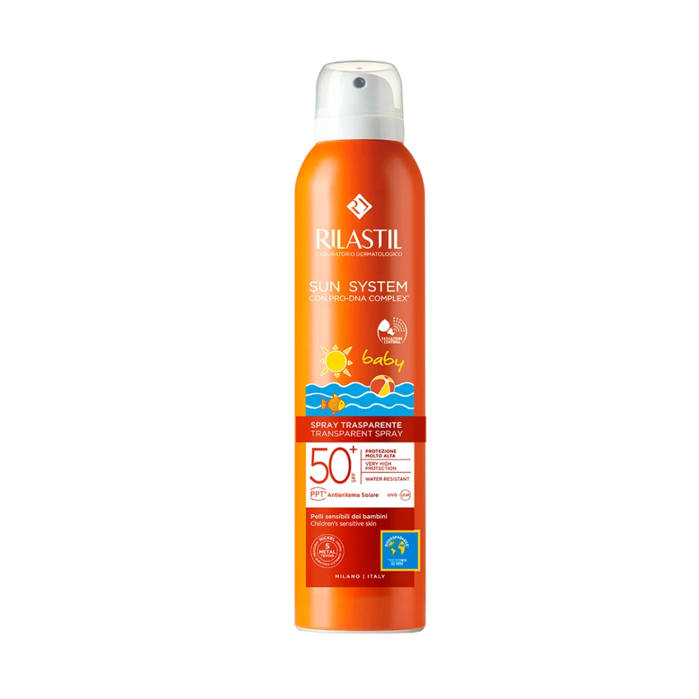 Rilastil Sun System Baby Transparentni sprej za djecu SPF50+