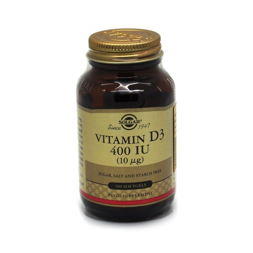 Solgar Vitamin D3 10 μg kapsule a100