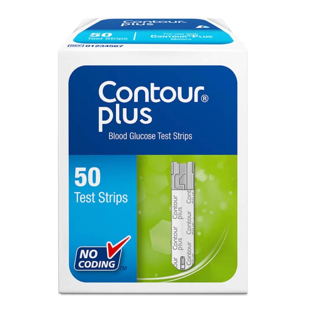 Contour Plus Test trakovi – Test trakovi za mjerenje glukoze u krvi, 50 trakova