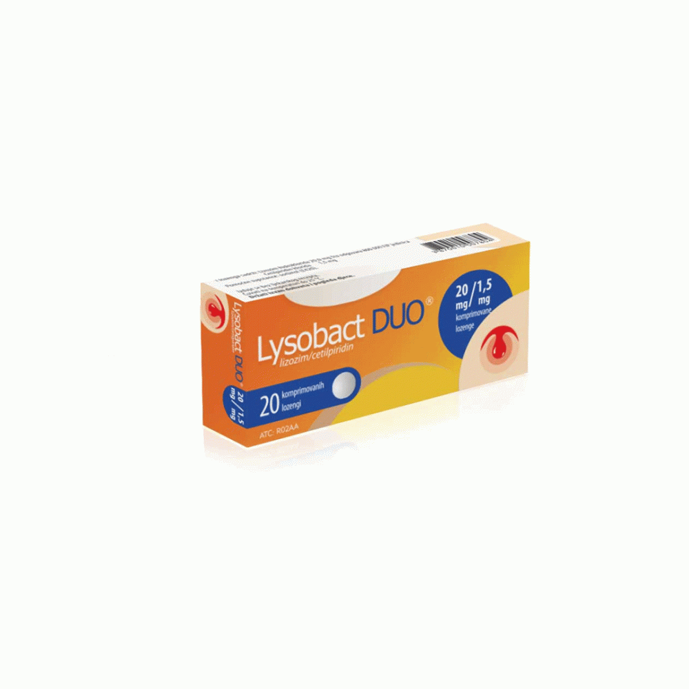 LYSOBACT DUO LOZENGE A20