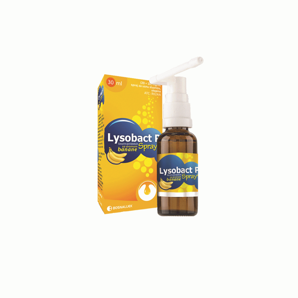 LYSOBACT P SPREJ BANANA 30ML