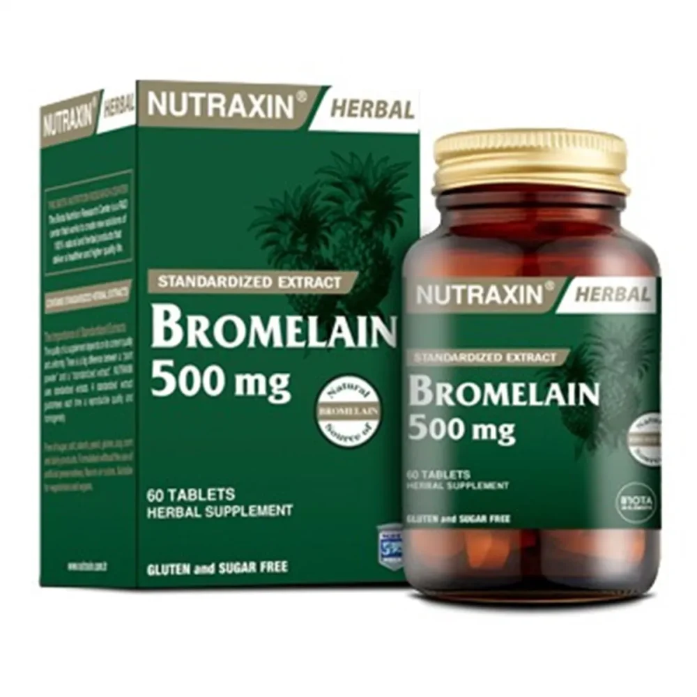 Nutraxin Bromelain 500 mg kapsule a60