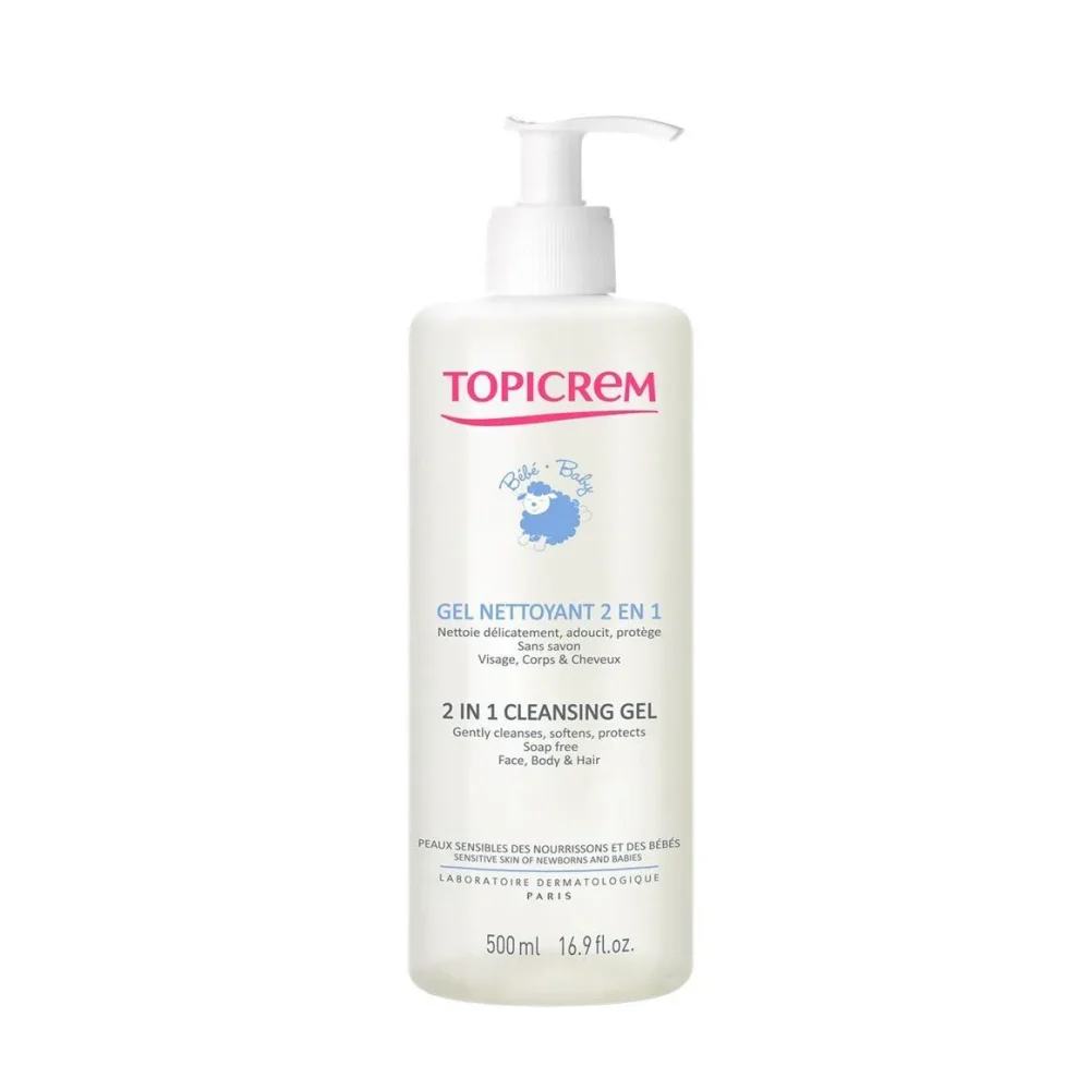 Topicrem BABY 2u1 gel za pranje za bebe 500 ml