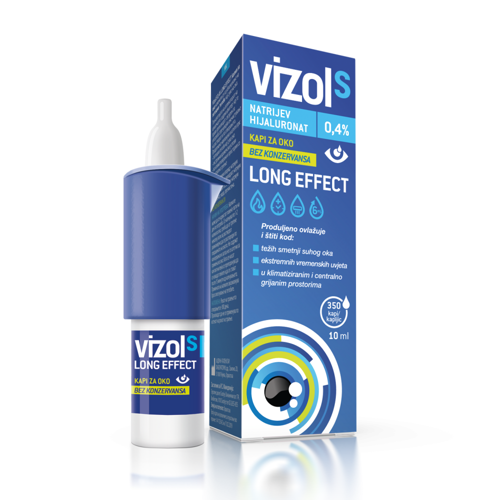 Vizol S 0,4% Dugodjeljujuće kapi za oči