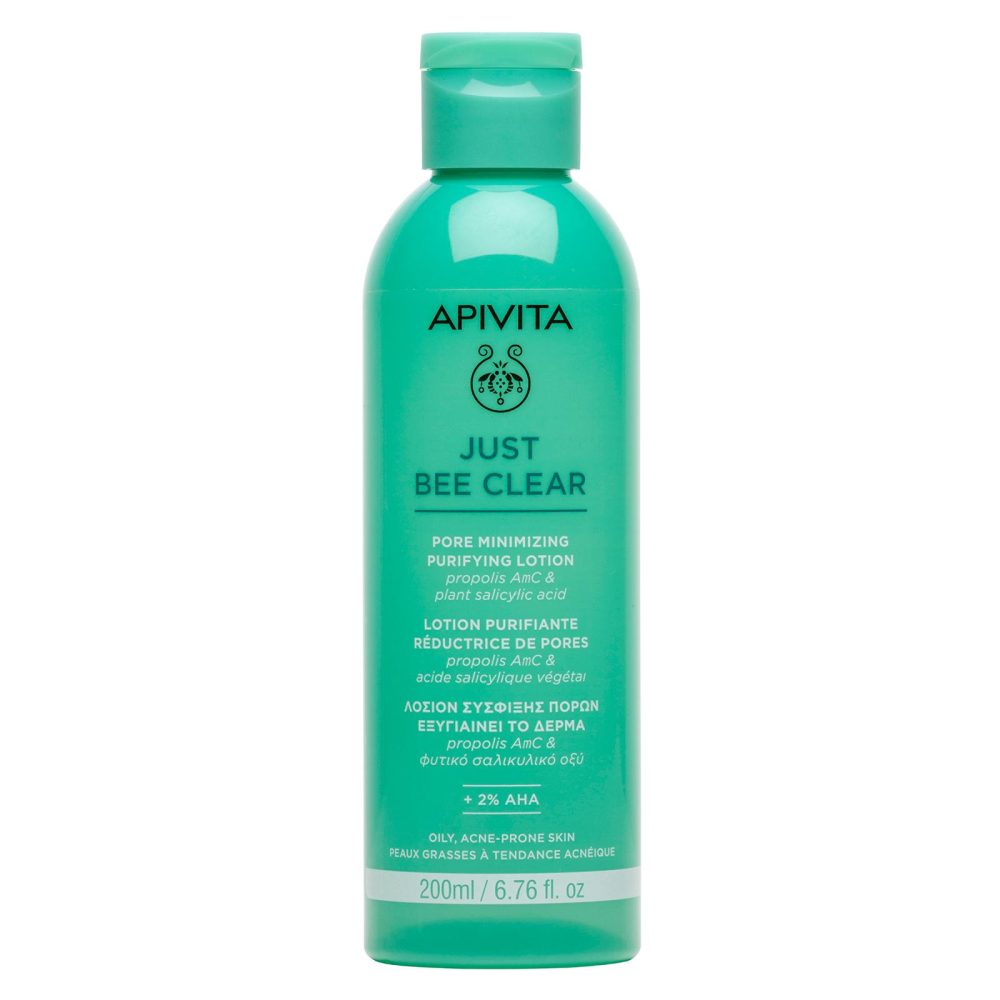 APIVITA JUST BEE CLEAR PORE MINIMIZING PURIFING LOTION 200ml