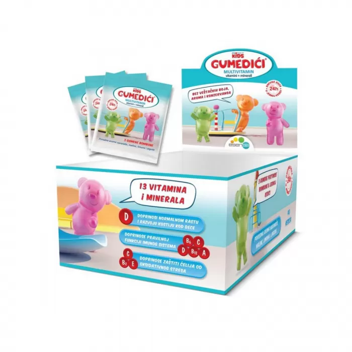 Gumedići multivitamin za djecu 40 kesica