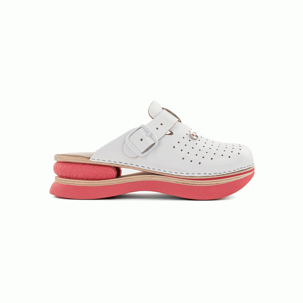 BIANCOMOLINA KLOMPE ALPINA A01 BIJELA/CRVENA