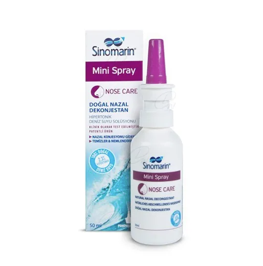 SINOMARIN® MINI SPRAY 30ml, Prirodan sprej za očepljenje nosa i godnji dišnih puteva