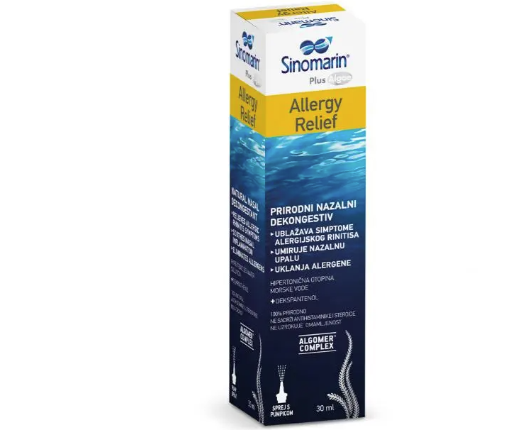 SINOMARIN® PLUS ALGAE ALLERGY RELIEF – Sprej za nos 30ml