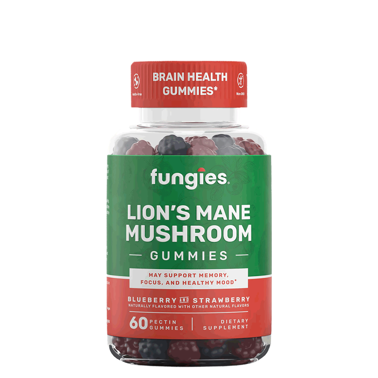 Fungies Lion’s Mane Mushroom Gumene Bombone a60