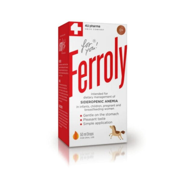 Ferroly Kapi Željezo za novorođenčad i djecu 50 ml