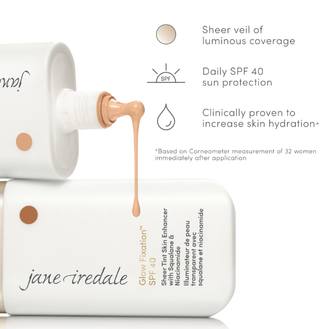 Jane Iredale Glow Fixation SPF 40 Sheer Tint 40 ml - Slika 2