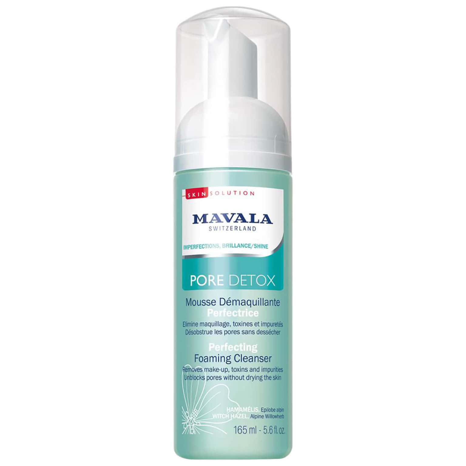 Mavala Pore Detox pjena za pranje i uklanjanje šminke 165 ml