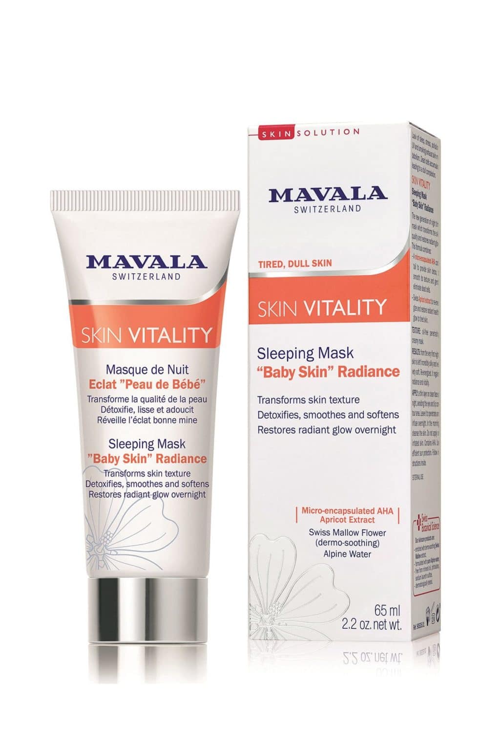 Mavala Skin Vitality noćna maska s “baby skin” efektom 65 ml
